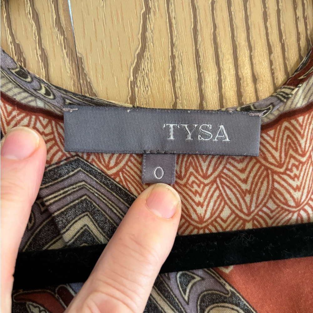 Tysa Multicolor Patterned Duster Length Kimono - image 4